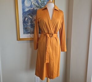 💙P&C Wrap-Style Shirtdress with Belt
